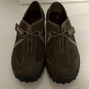 Clarks winter shoes. Brown suede with rugged soles